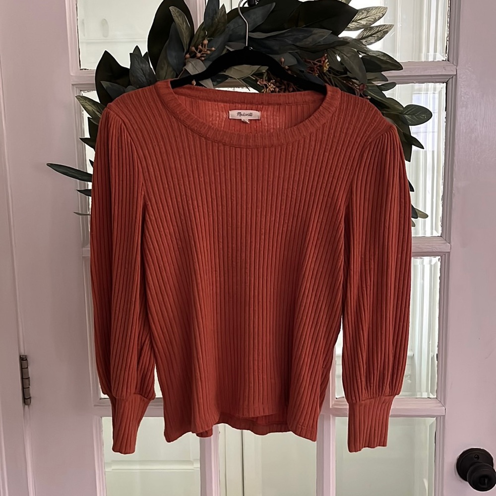 Madewell long sleeve ribbed tee